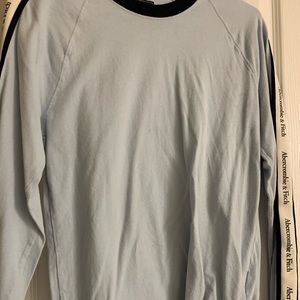 Light blue abercrombie & fitch long sleeve